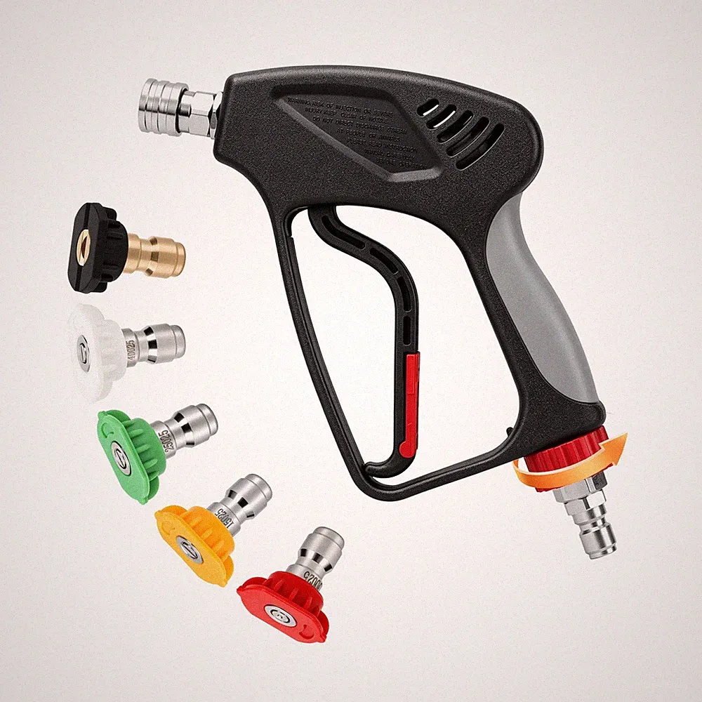 Pressure Washer Short Gun, 5000 PSI/10.5 GPM High Power Washer Spray Gun with...