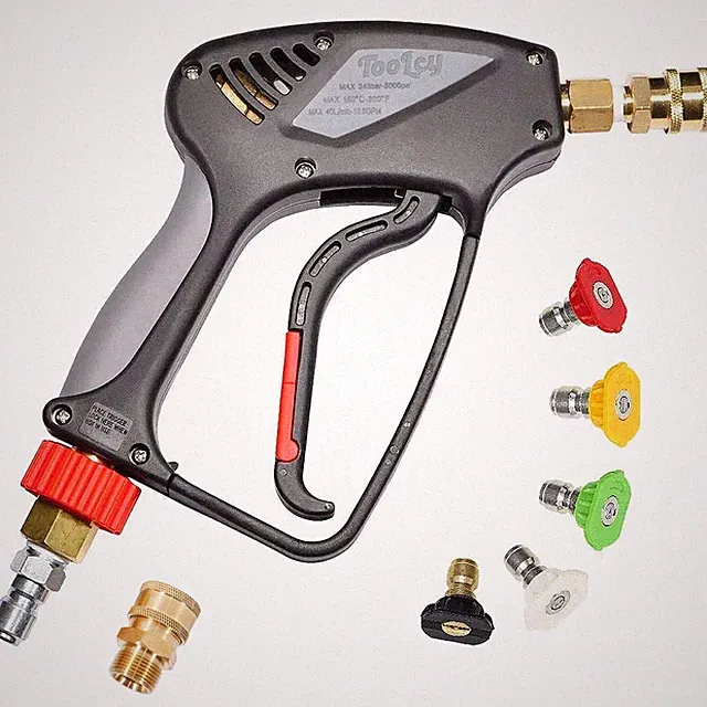 Pressure Washer Short Gun Commercial 5000 PSI / 10.5 GPM with Nozzle Tips 3/8...