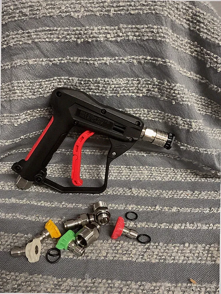 Pressure Washer Short Gun red and black Item 1609