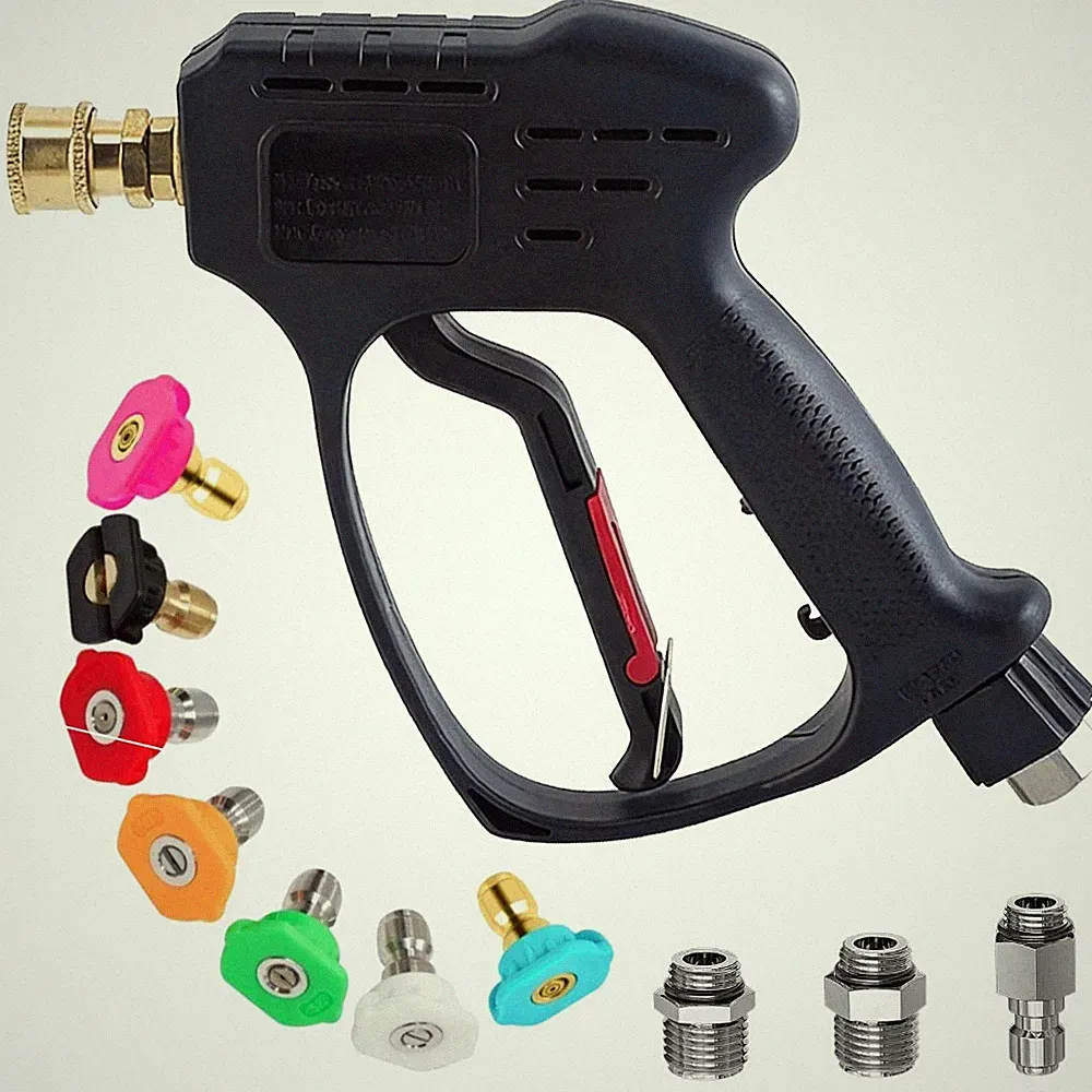 Pressure Washer Short Gun with Swivel 5000 PSI/10.5 GPM High Power Washer Gun...