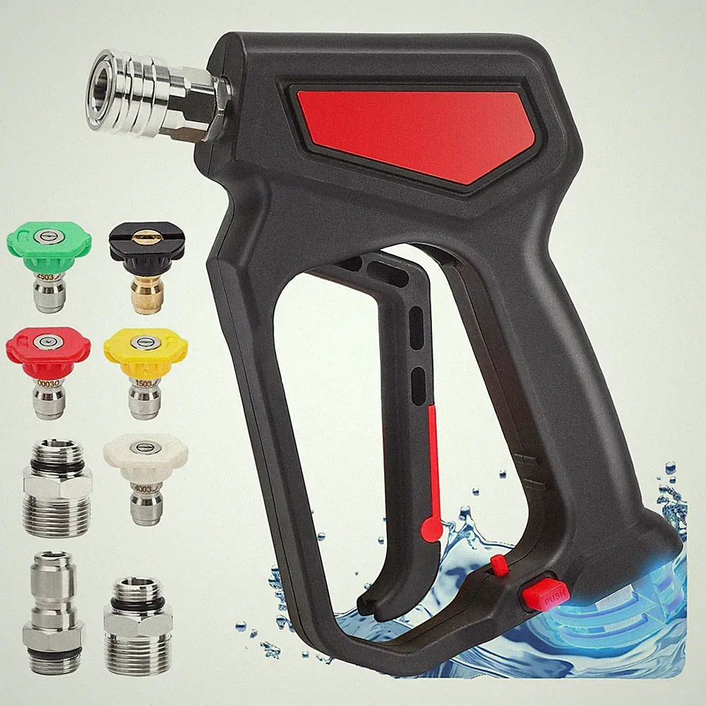 Pressure Washer Short Gun with Swivel 5000 PSI/10.5 GPM High Power Washer Gun...