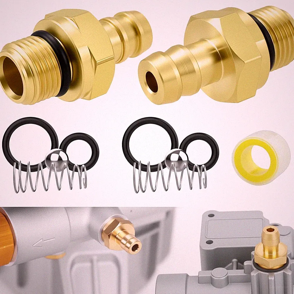 Pressure Washer Soap Injector Kit Gold Chemical Dispenser SDTC Tech 2 Set