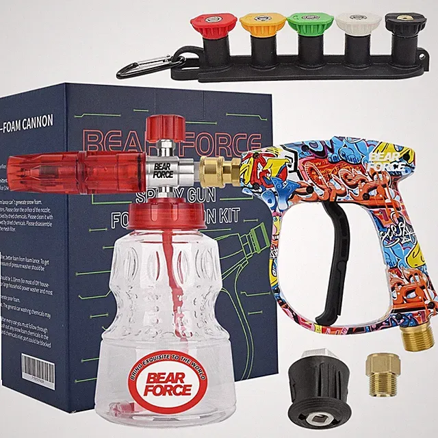 Pressure Washer Spray Gun M22-14 Max 3000 PSI with 1/4" Quick Connector Snow...