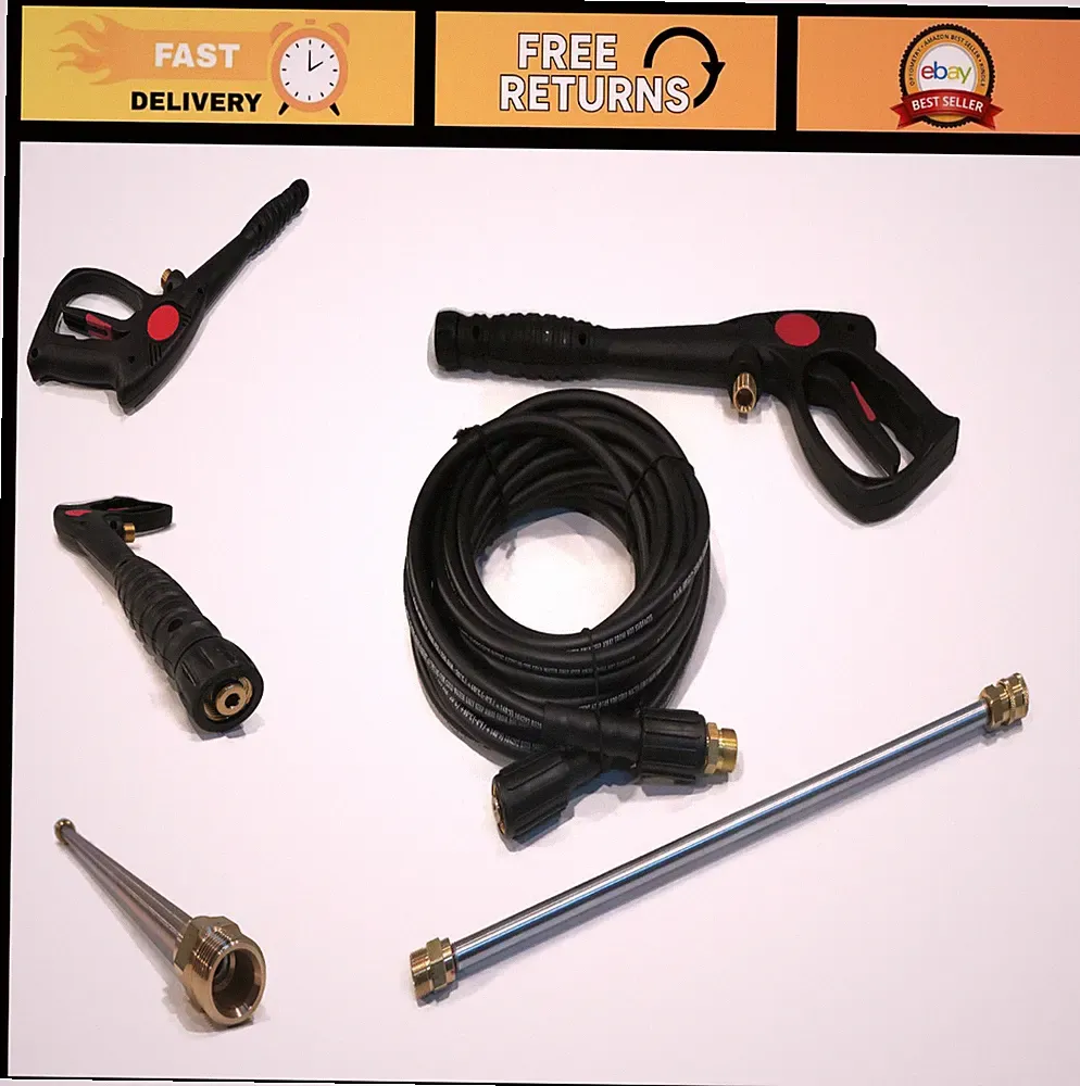 Pressure Washer Spray Gun Wand & Hose Kit M22 | Compatible with Honda Excell, Bl