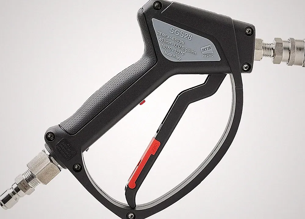 Pressure Washer Spray Gun With Fittings | Rated Up To 4000 PSI, Integrated