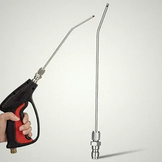 Pressure Washer Spray Needle, Curved Extension Wand