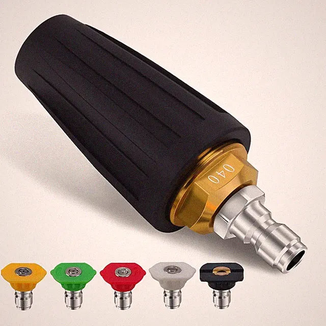 Pressure Washer Spray Nozzle, Power Washer Tips 4000 PSI Max Rotating with 5...