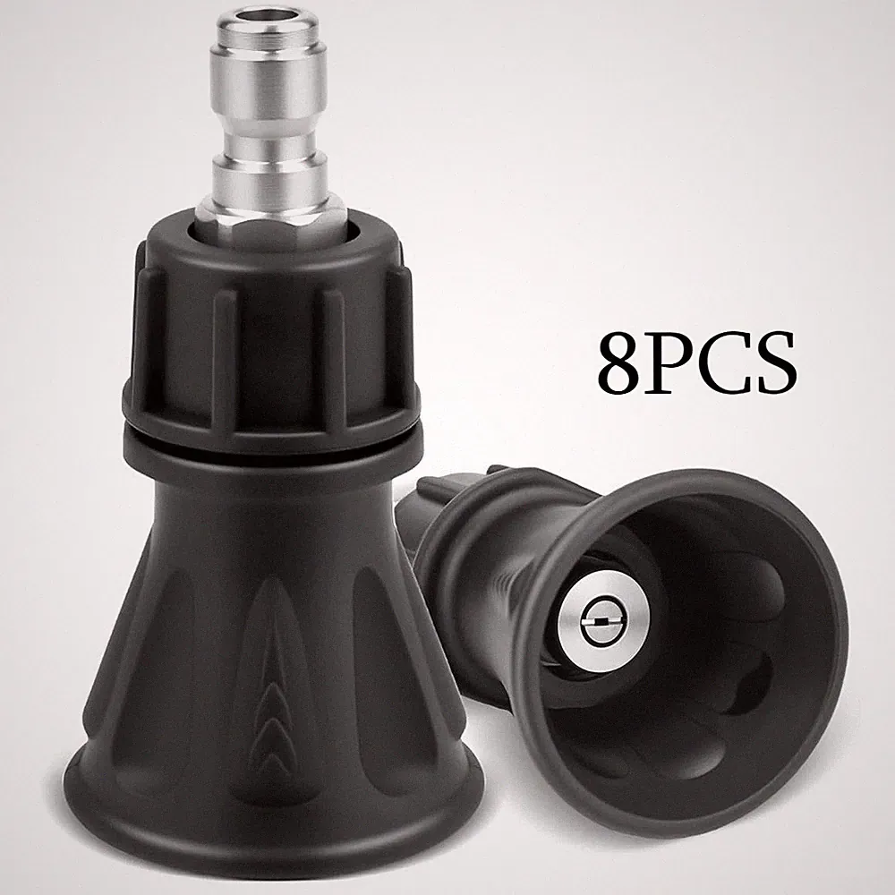 Pressure Washer Spray Nozzle Tip 40 Degree 4.0 Orifice, Stainless Steel & Rubber