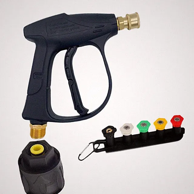 Pressure Washer Sprayer with 5 Color Connect Nozzles for Lawn Garden RV
