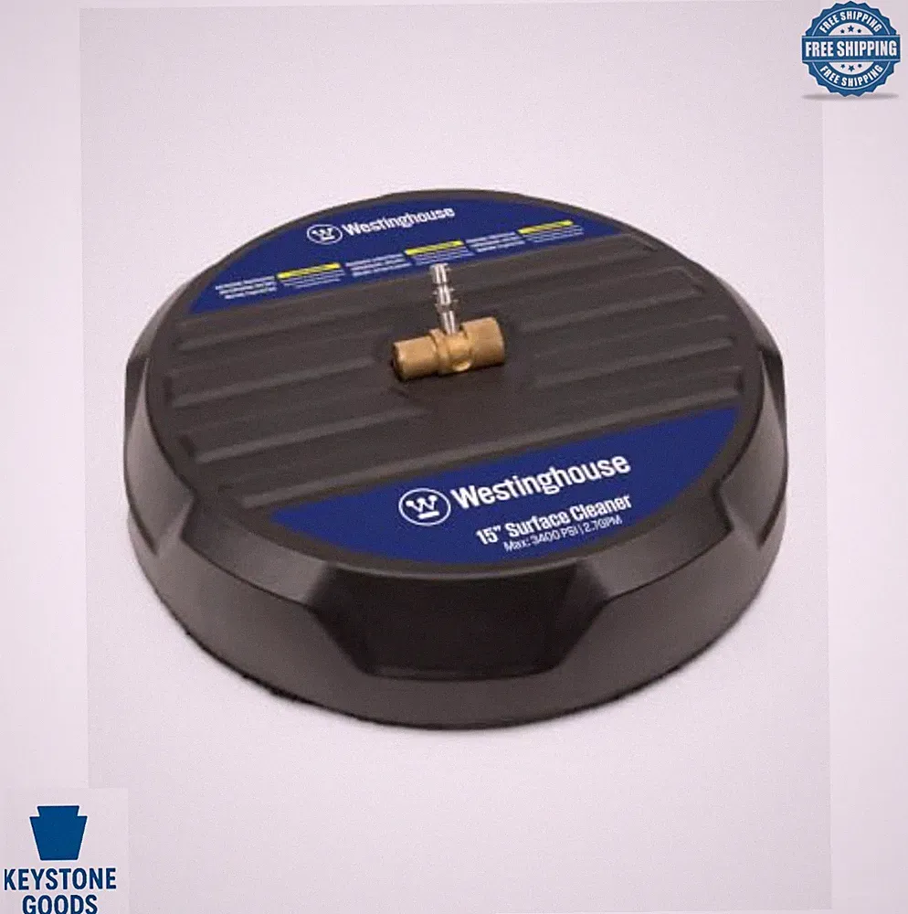 Pressure Washer Surface Cleaner 15 Inch 3400 PSI 1/4 Inch Quick Connect