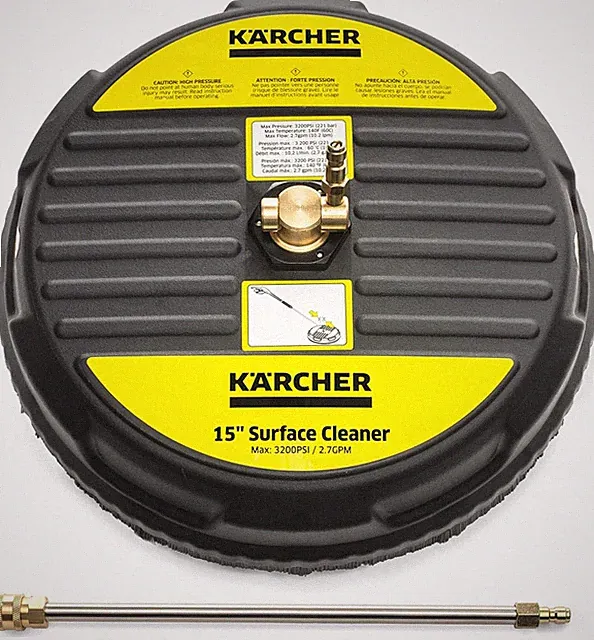 Pressure Washer Surface Cleaner 15", Quick Connect, 2600-3200 PSI, Ideal Kärcher