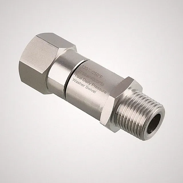 Pressure Washer Swivel, 3/8 Inch NPT-M Male Thread, 4000 PSI