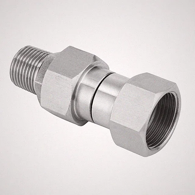 Pressure Washer Swivel Fitting Metric M22 14mm Stainless Steel 4500 PSI