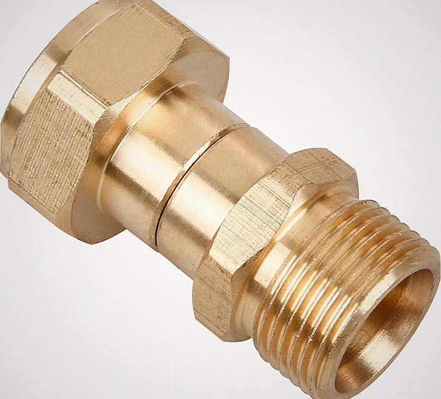 Pressure Washer Swivel M22 14Mm 3000 PSI Kink Free Hose Fitting