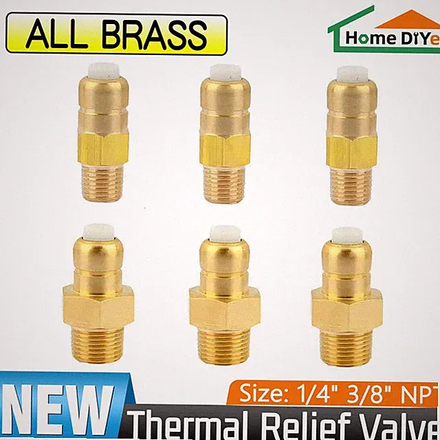 Pressure Washer Thermal Relief Valve 1/4" NPT 3/8" NPT Thermal Relief Valve