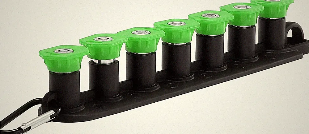 Pressure Washer Tips, 25 Degree Green Power Washer Nozzle Tips 7 Pack with Nozzl