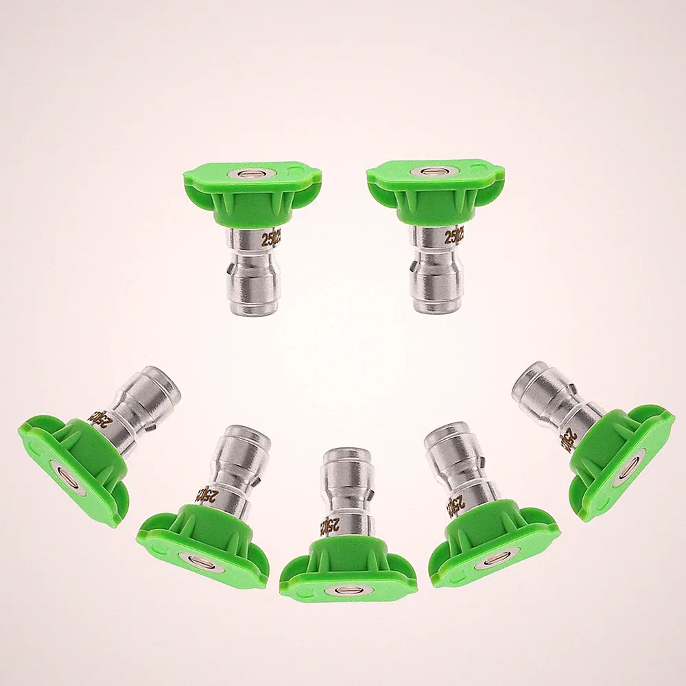 Pressure Washer Tips, 25 Degree Green Power Washer Nozzle Tips, Pressure Wash...