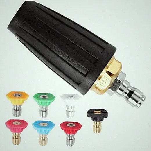Pressure Washer Tips Rotating Turbo Nozzle, 4000PSI Max Power Washer