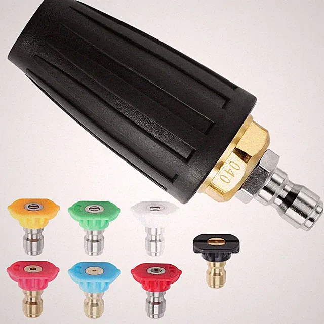 Pressure Washer Tips Rotating Turbo Nozzle, 4000PSI Max Power Washer Accessor...