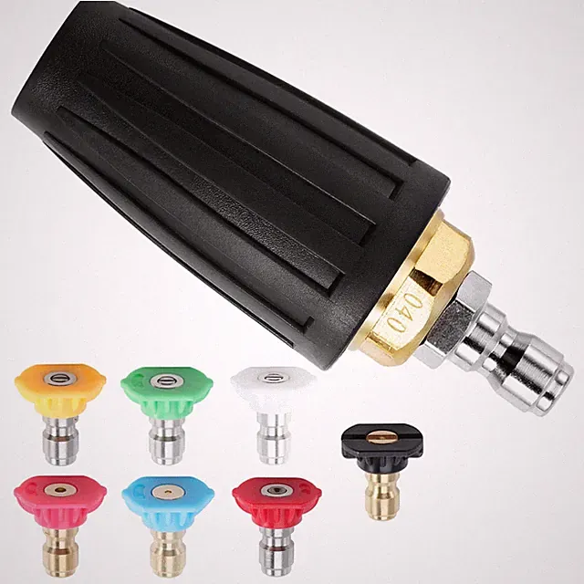 Pressure Washer Tips Rotating Turbo Nozzle, 4000PSI Max Power Washer Parts, w...