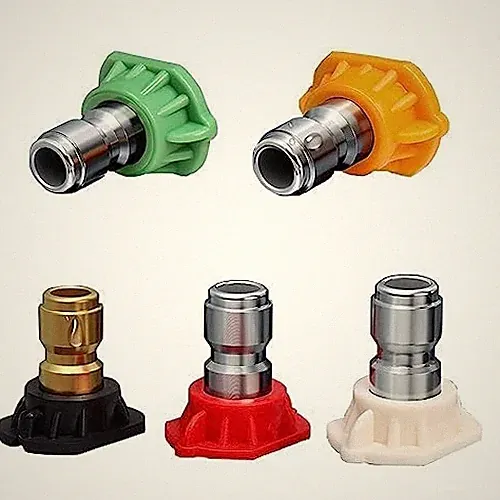 Pressure Washer Tips Set Multiple Degrees, 3.5 GPM Power Washer Nozzle Tips 5