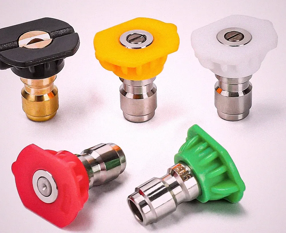 Pressure Washer Tips, Set of 5 Pressure Washer Nozzle Tips, 1/4 Inch Quick Conne