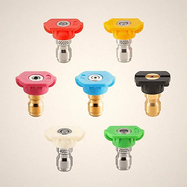 Pressure Washer Tips, Set of 7 Power Washer Nozzle Tips Multiple Degrees, 1/4...