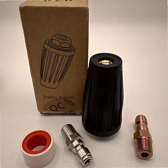 Pressure Washer Tips Turbo Nozzle 4000 PSI Max Rotating...