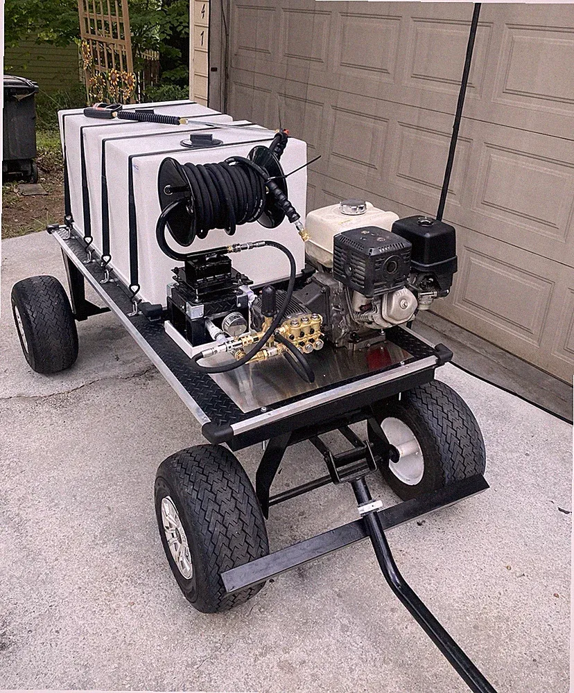 Pressure Washer Tow & Stow Trailer