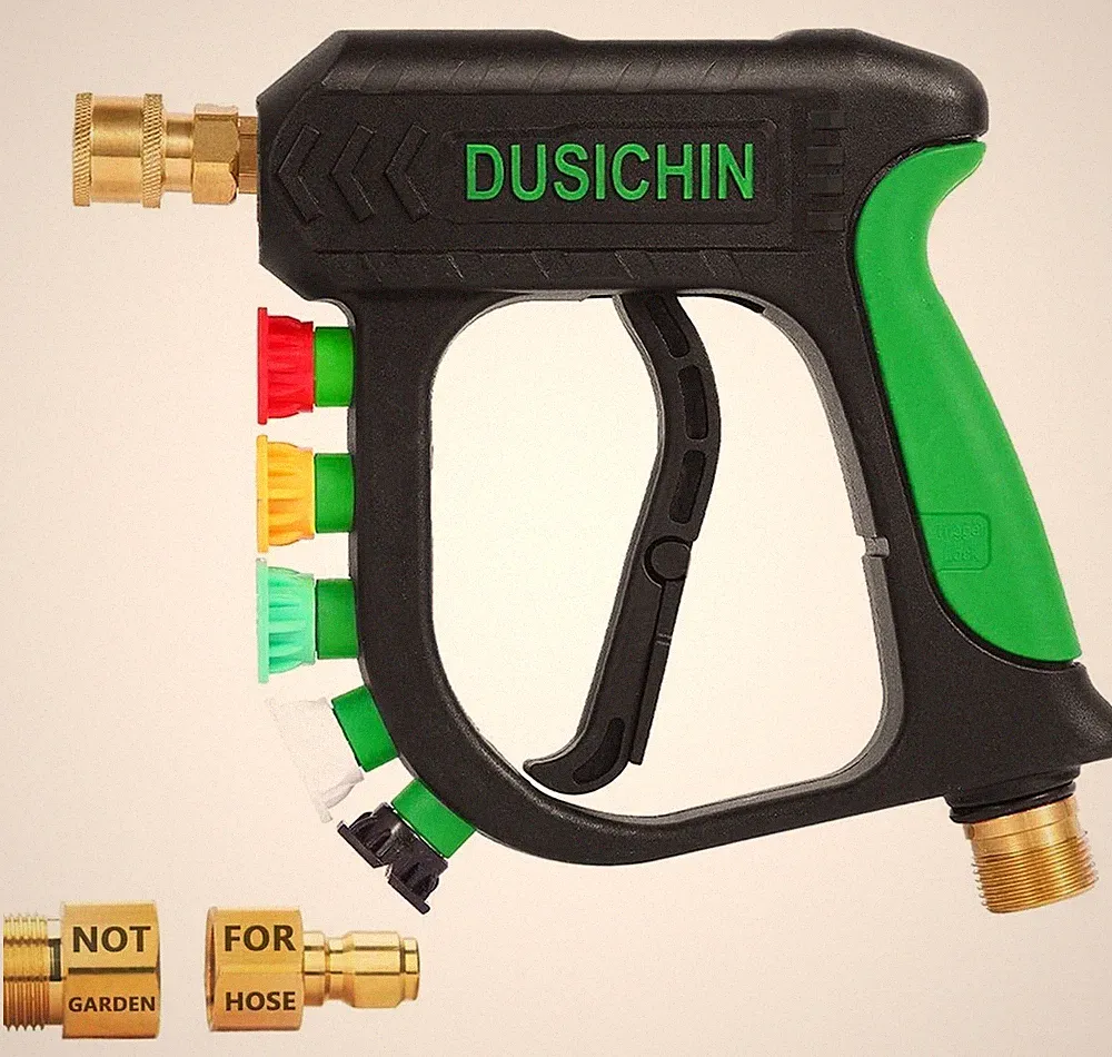 Pressure Washer Trigger Handle 3000 PSI, 1/4" Quick Connect, M22 14mm/15mm