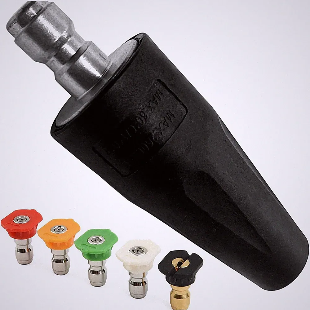 Pressure Washer Turbo Nozzle 2600 PSI 2.0 2600 & tips, colorful