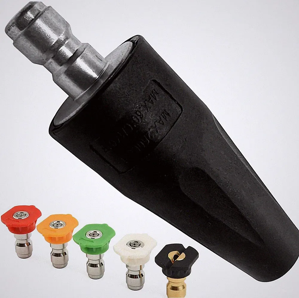 Pressure Washer Turbo Nozzle 2600 PSI 2.0 GPM Quick Connect Rotating Power Tips