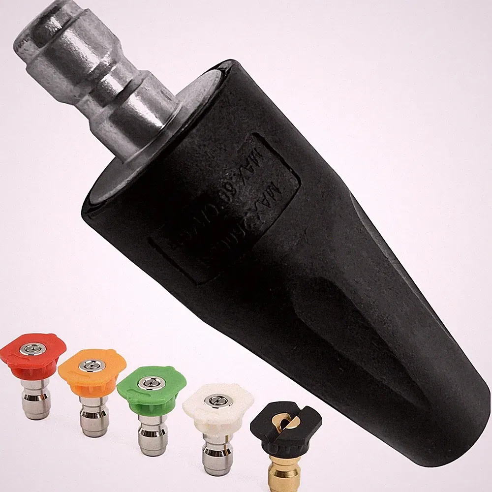 Pressure Washer Turbo Nozzle 2600 PSI 2.0 GPM Rotating Power Washer Tips with...
