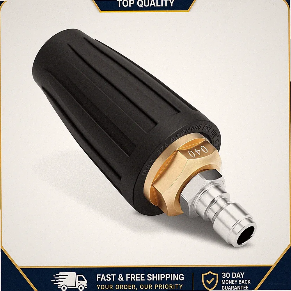 Pressure Washer Turbo Nozzle 4000 PSI 4.0 GPM 1/4 Quick Connect Rotating Tip