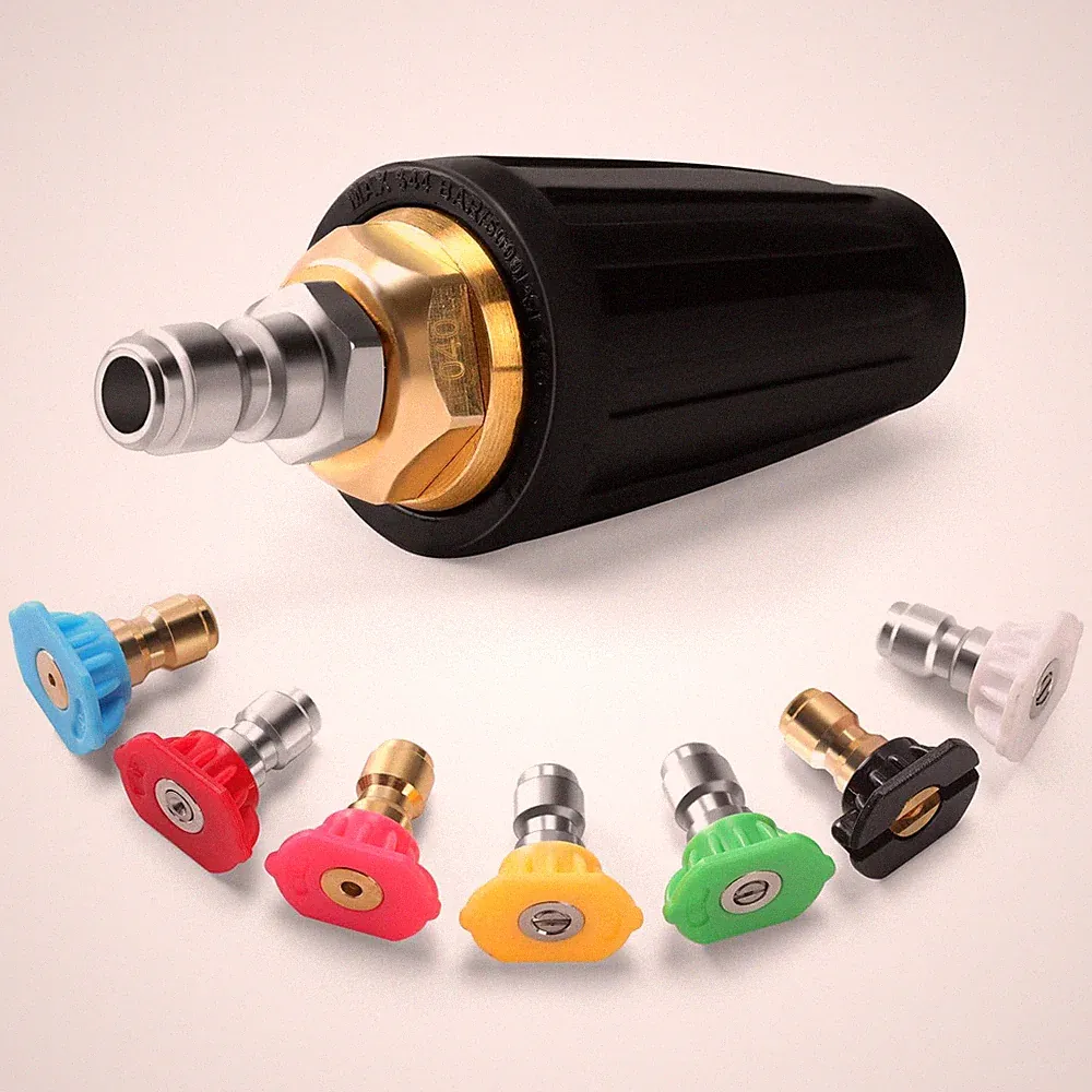 Pressure Washer Turbo Nozzle Tips, Max 4000 PSI 360° Rotating Spray Turbo...