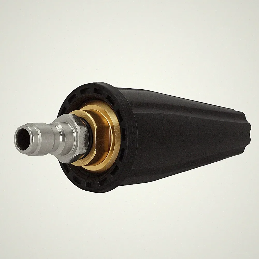 Pressure Washer Turbo Spray Nozzle 1/4" Quick Connect 2500PSI Aluminum Rotary