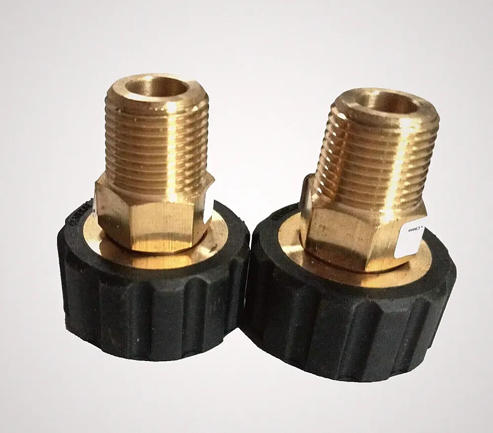 Pressure Washer Twist Connect M22 Karcher 2-pack Male 3/8 NPT, 8.709-526.0 Italy