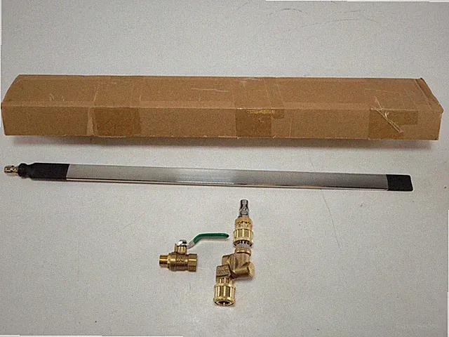 Pressure Washer Under Carriage Cleaner Wand 4500 PSI Ball Valve Quick Connect