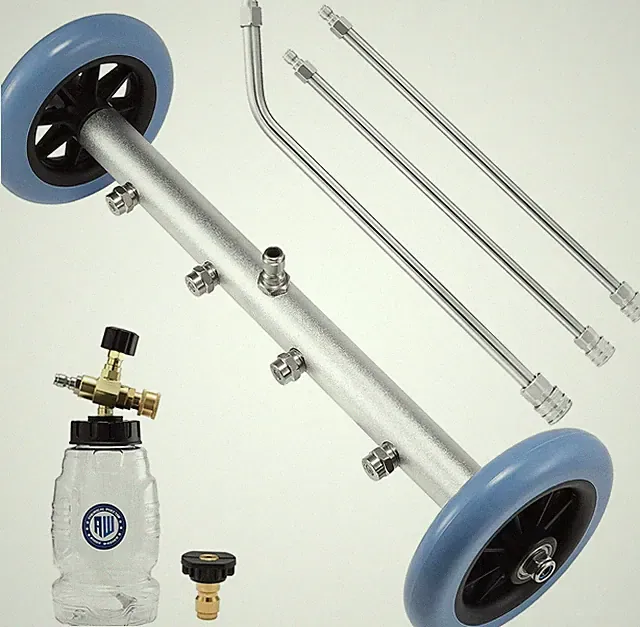 Pressure Washer Undercarriage Cleaner, 16 Inch under Car Washer with Chemical In