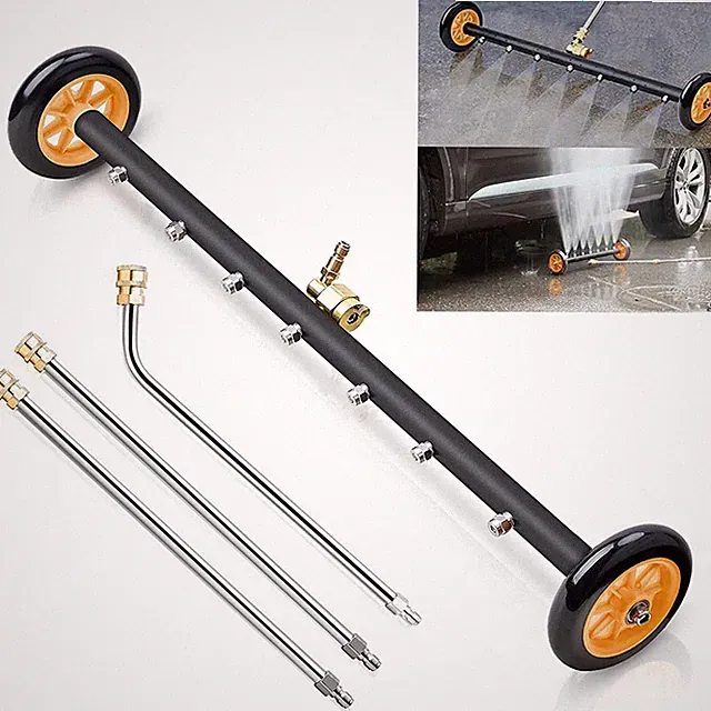 Pressure Washer Undercarriage Cleaner 4000 PSI Car Washer Water Broom 24 Inch US