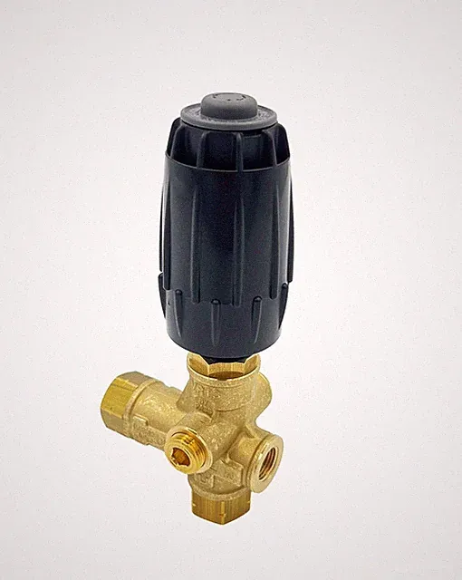 Pressure Washer Unloader Valve Brass 4500 PSI 10.5 GPM Adjustment Knob Black Spr