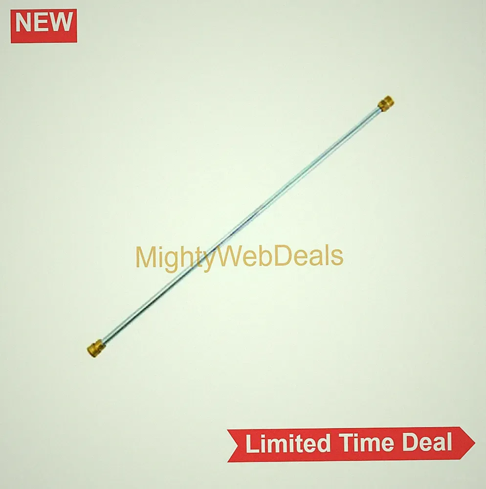Pressure Washer Wand 31 Inch 4500 PSI Universal M22 QC Nozzle Car Driveway