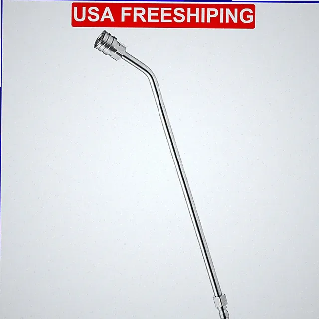 Pressure Washer Wand Extension, 30 Degree Curved Angled, Undercarriage and Gu...
