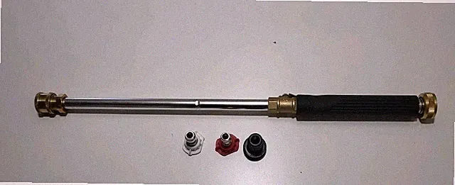Pressure Washer Wand Quick Connect Nozzle Adapter Brass Metal Cold Water New
