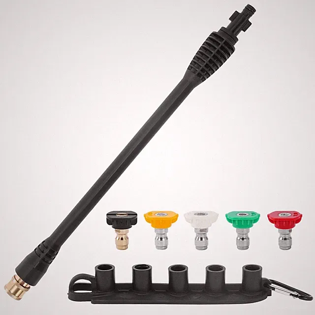 Pressure Washer Wand Replacement with 5 Spray Nozzles and 1 Tips Holder, Comp...