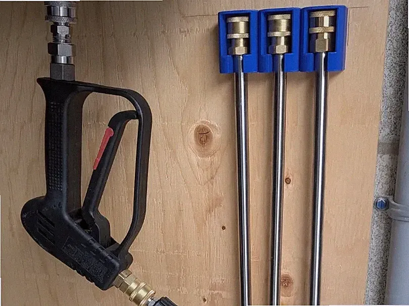 Pressure Washer Wand Wall Mount Hanger Holder Storage Organizer Garage 3-Pack