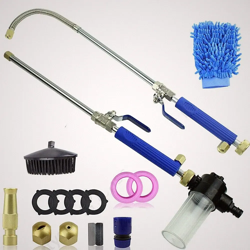 Pressure Washer Water Spray Gun Wash Nozzle Wand Car Garden Hose Soap Dispenser