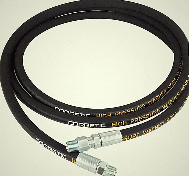 Pressure Washer Whip Hose - 10 FT X 3/8 Inch, Hose Reel Connector for 4000 PSI P