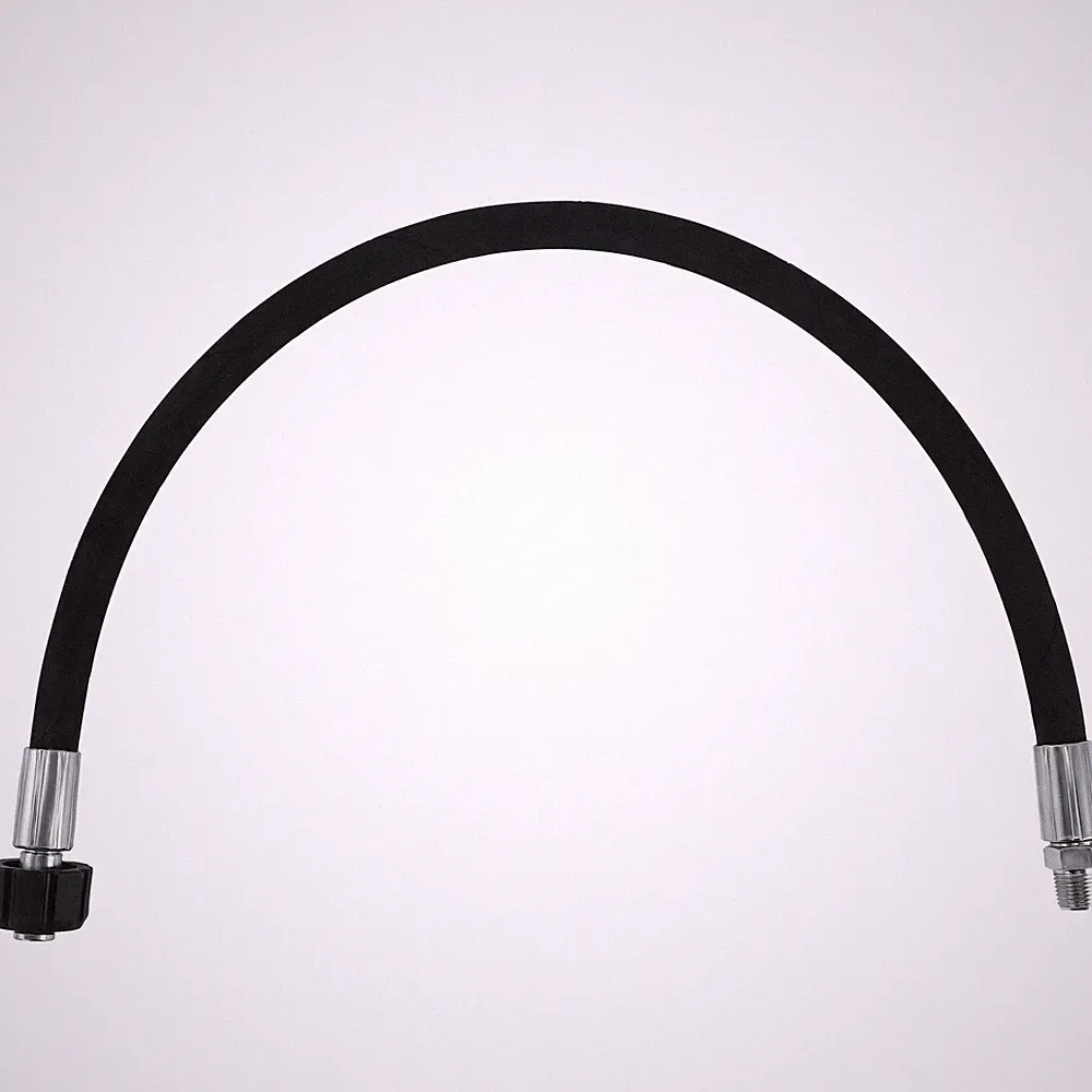 Pressure Washer Whip Hose 2 FT, 3/8" NPT + M22-14 Female Thread