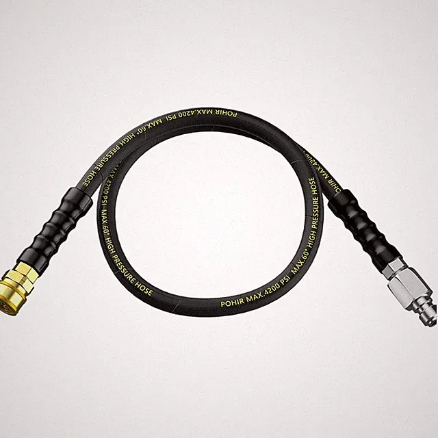 Pressure Washer Whip Hose 5 FT, 4200PSI Replacement Hose Reel Connector
